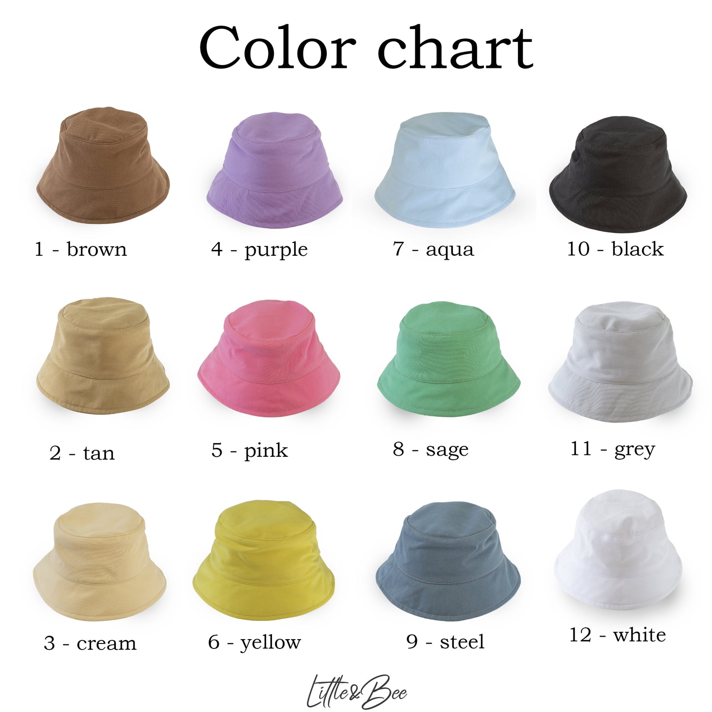 Sun Hat for Kids, Sunbonnet Baby, Bucket Sun Hat SPF Protected Child Summer Hat