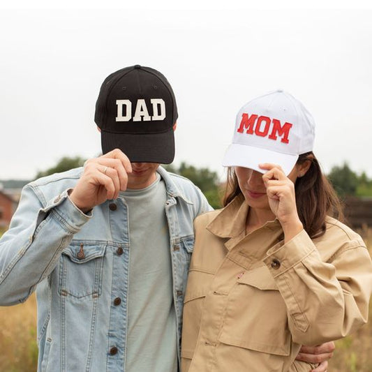 Mom and Dad Printed Hats