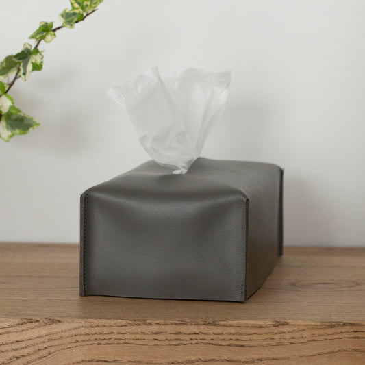 Dark Grey Tissue Box