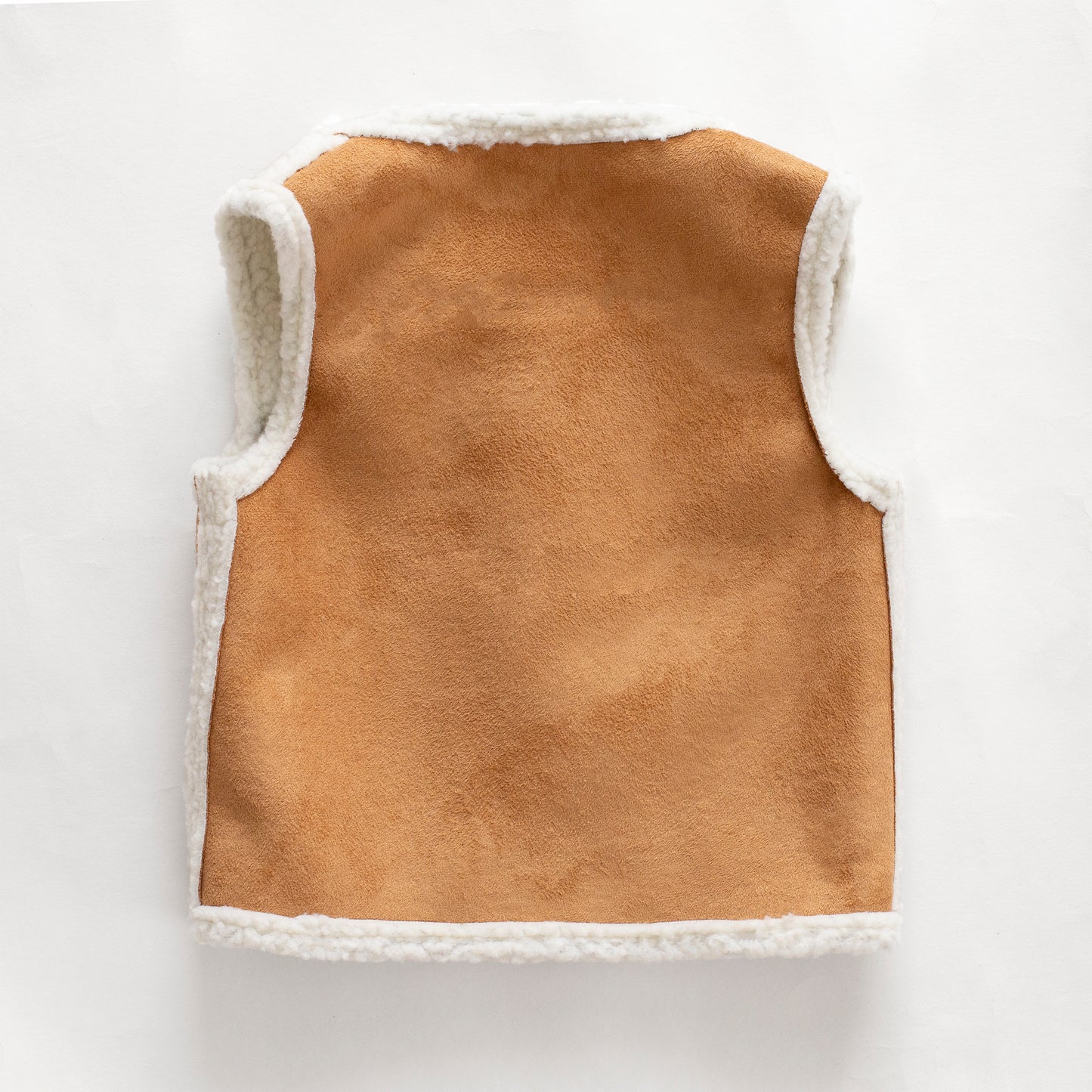 Adorable Faux Fur Sherpa Two-sided Vest Toddler vest
