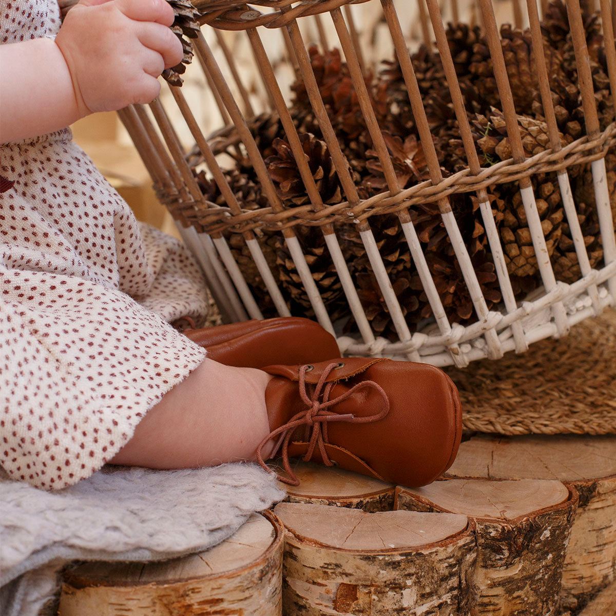 Baby Leather Booties 