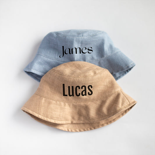 Linen Sun Hat for Kids