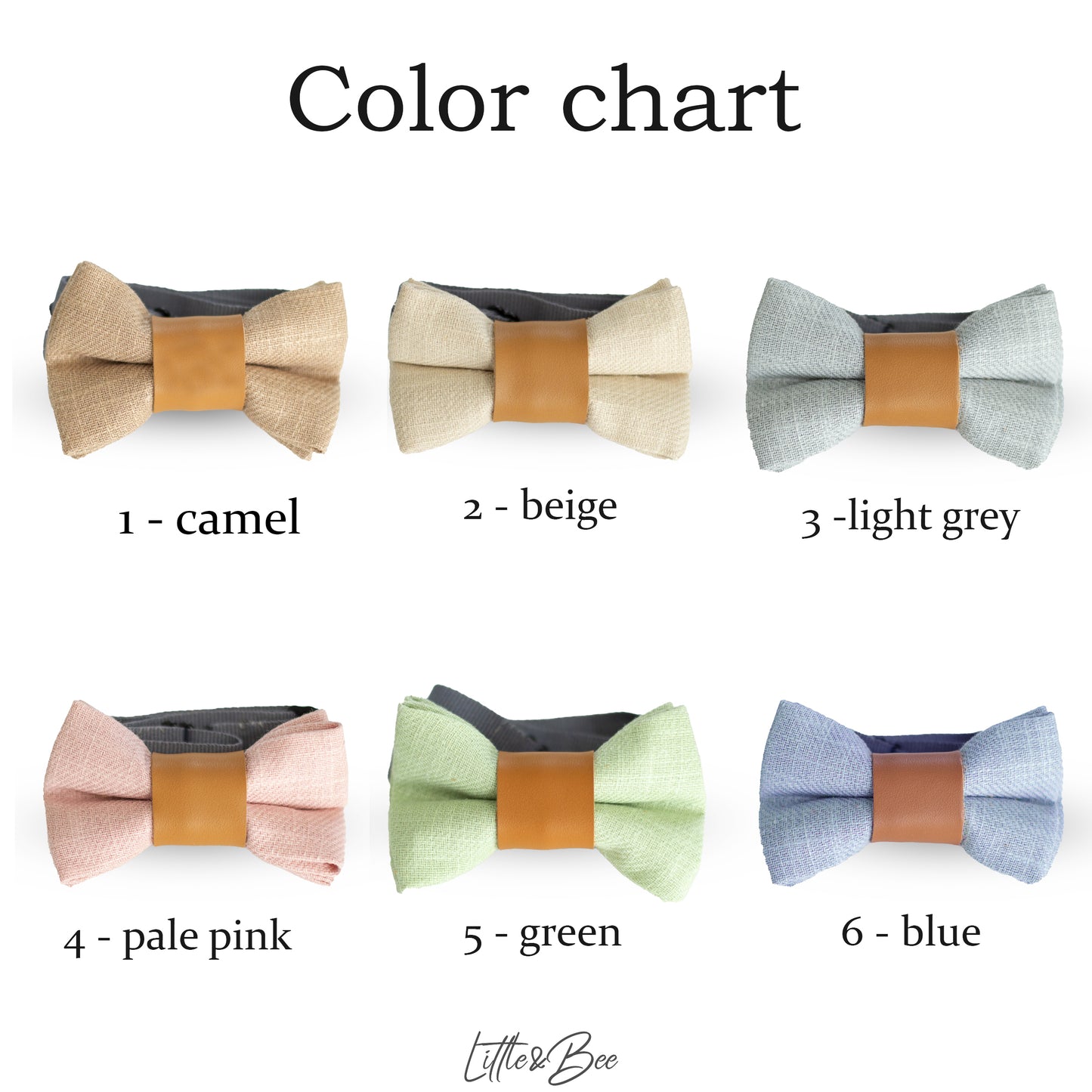 Boys linen bow tie